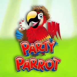 Party Parrot slot logo by Rival at Mostbet Casino